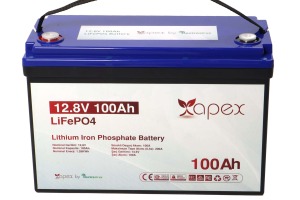 Apex 12.8V 100Ah Lityum Akü (LiFePO4)