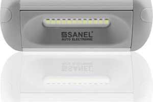 Led Dış 10cm Gri Sanel SMZLS12Q12W